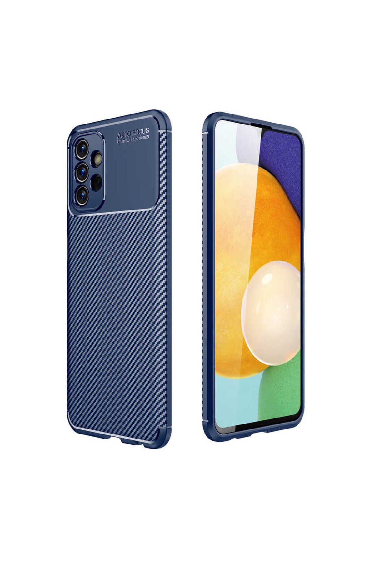 Galaxy A13 4G Kılıf BSAY Negro Silikon Kapak - Lacivert