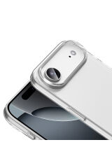 iPhone 17 Air Kılıf Droga Kapak - Şeffaf Şeffaf