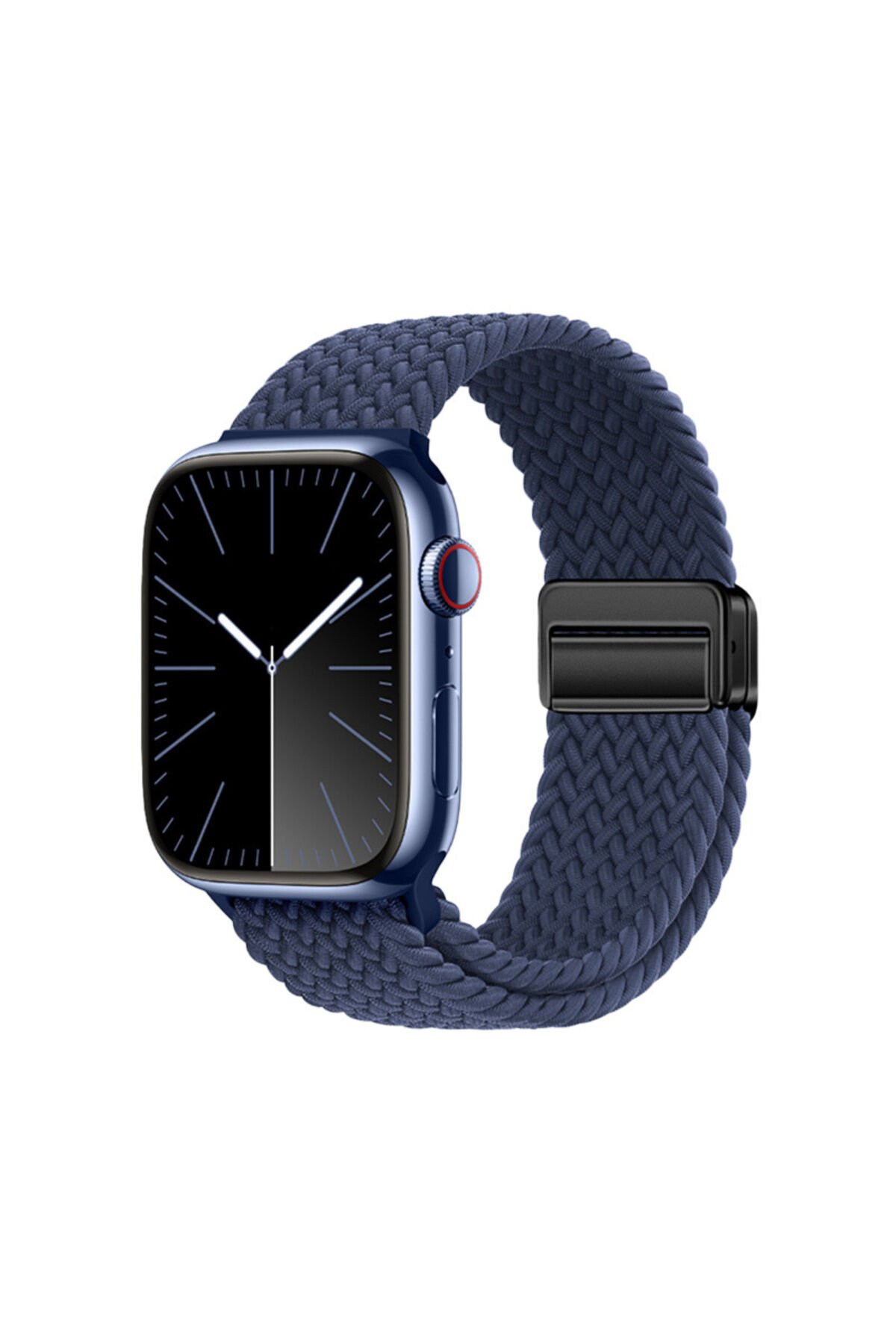 Watch 38mm ASMA KRD-134 Örgü Tasarımlı Hasır Kordon Strap Kayış - Lacivert