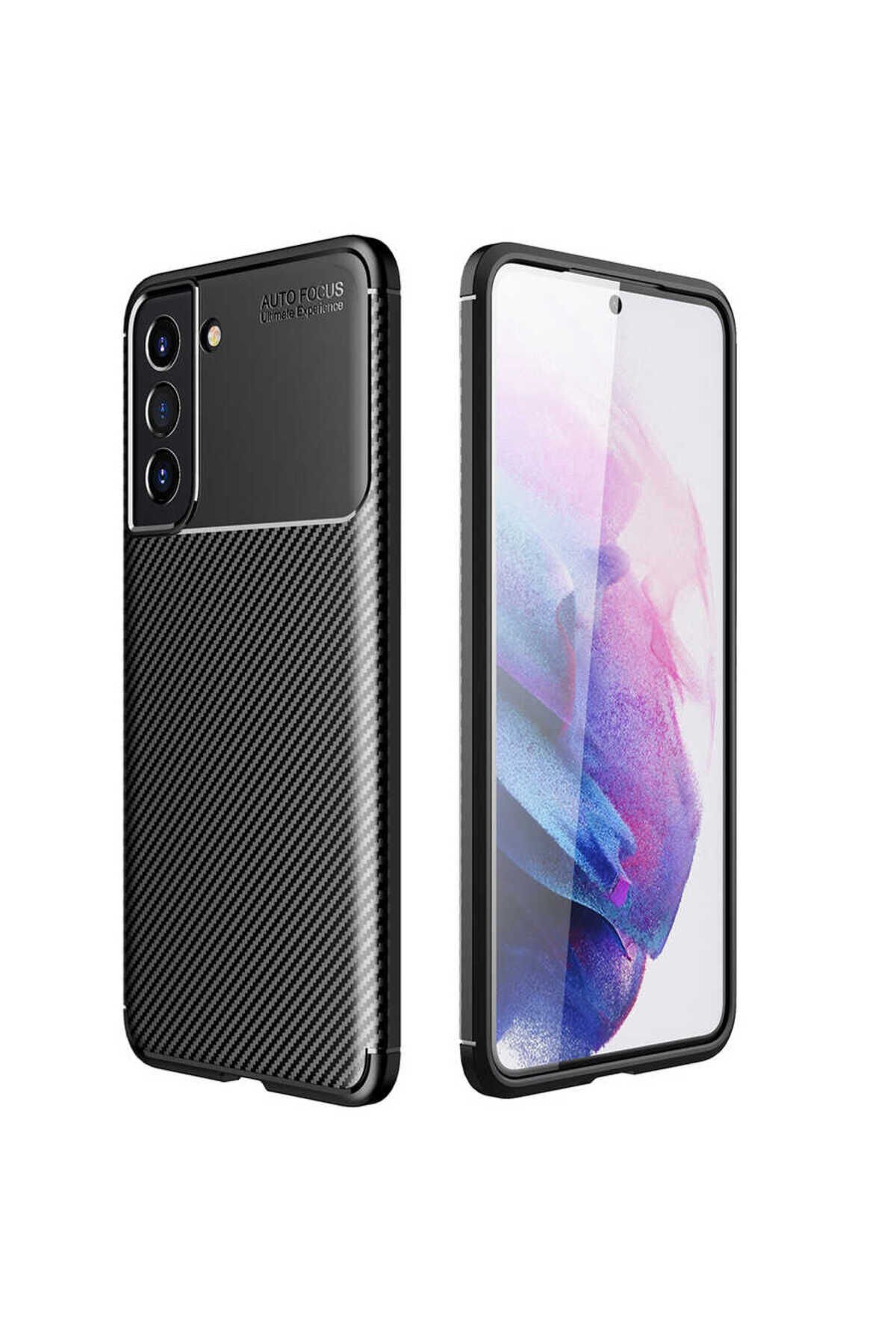 Galaxy S21 FE Uyumlu BSAY Negro Silikon Kılıf-Siyah