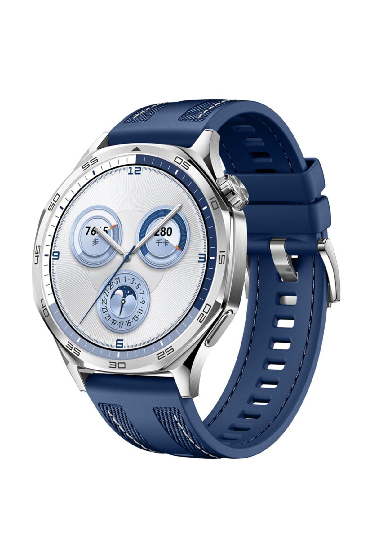 Huawei Watch GT 5 Uyumlu BSAY KRD-128 Silikon Kordon-Yeşil Mavi