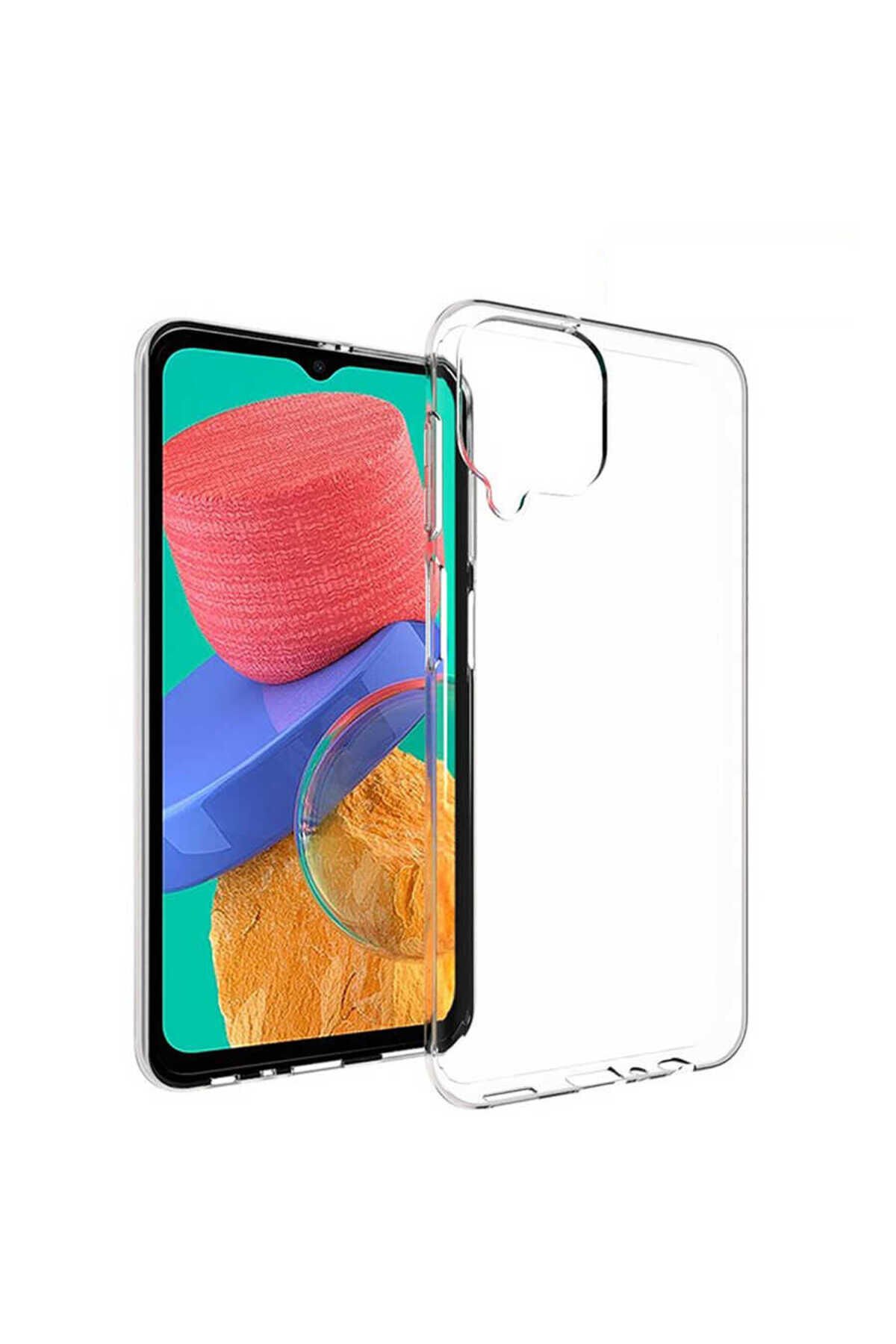 Galaxy M33 Kılıf HRMN Süper Silikon Kapak - Renksiz Renksiz