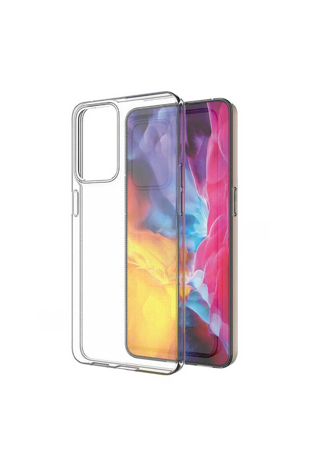 Reno 7 4G Kılıf BSAY Süper Silikon Kapak - Renksiz Renksiz