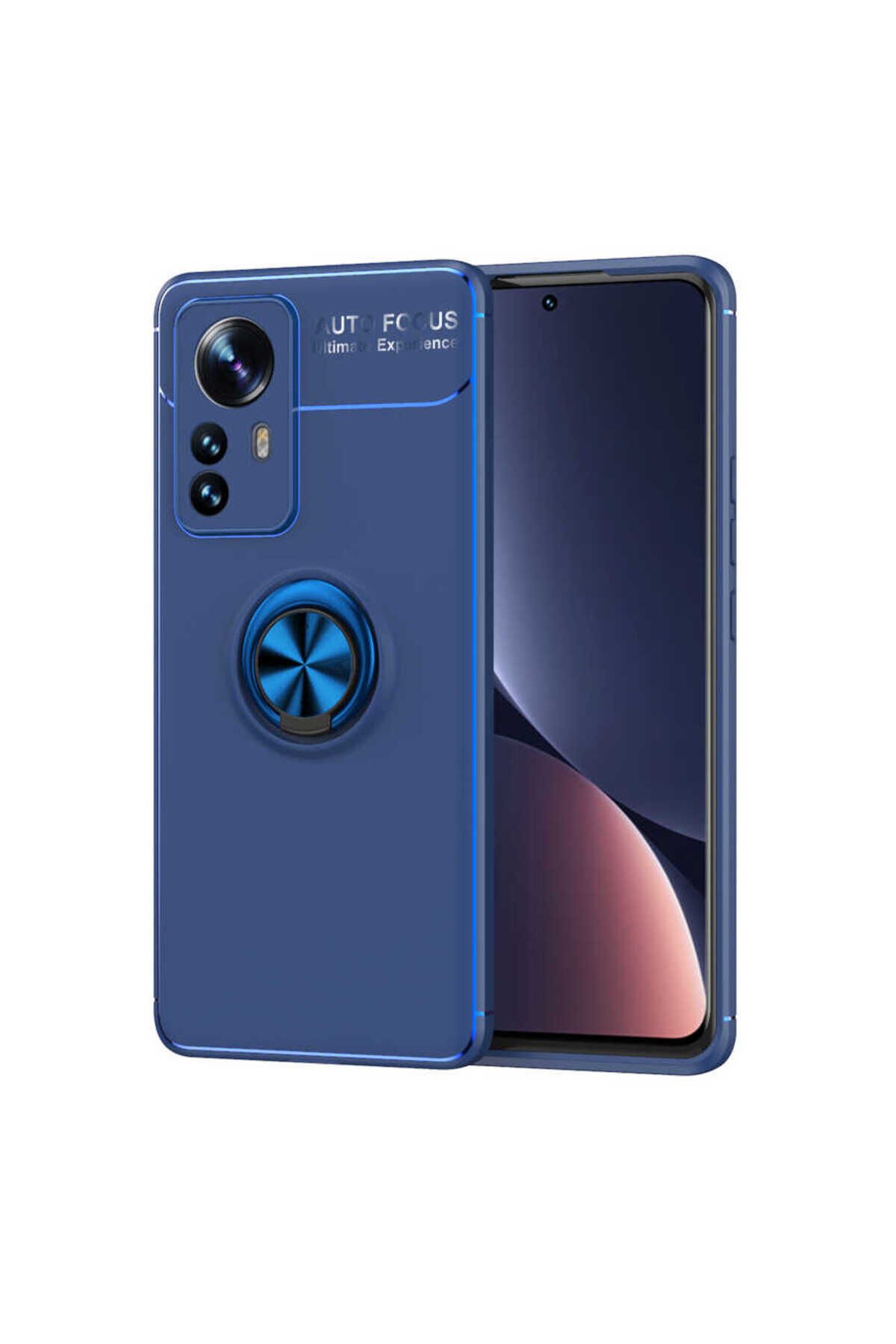 Mi 12 Pro Kılıf BSAY Ravel Silikon Kapak - Siyah-Kırmızı Mavi