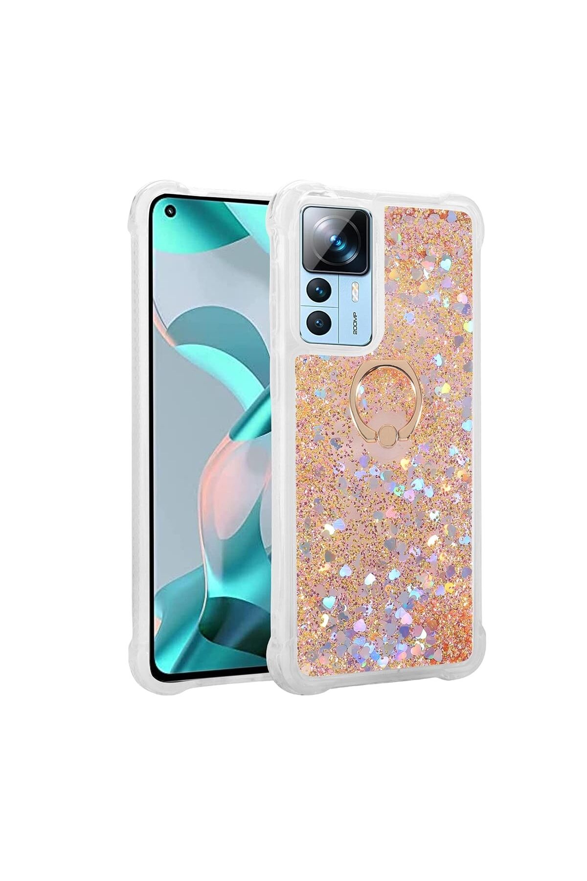 Mi 12T Pro Kılıf BSAY Milce Kapak - Pembe Gold