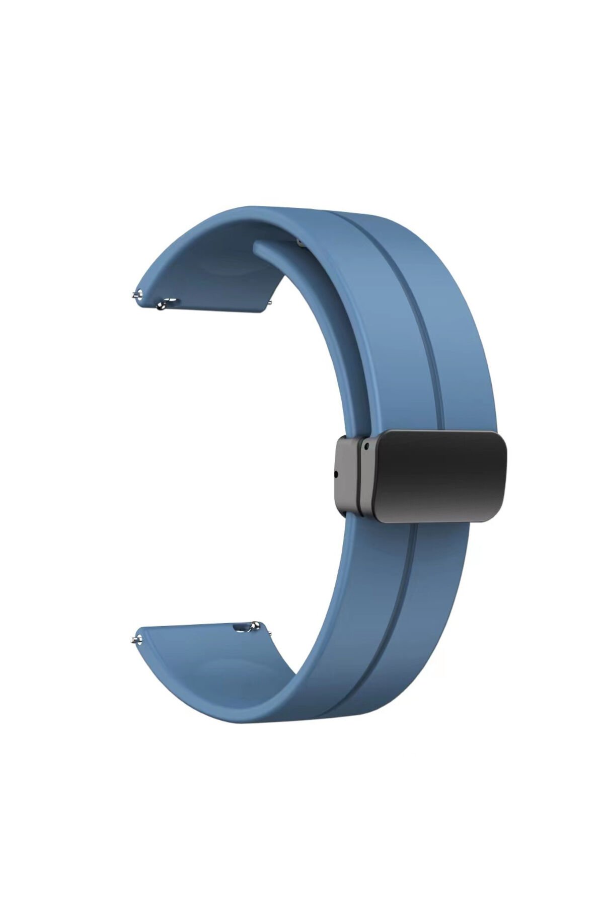 Huawei GT2 42mm KRD-84 20mm Uyumlu PAT Kordon Mavi Mavi