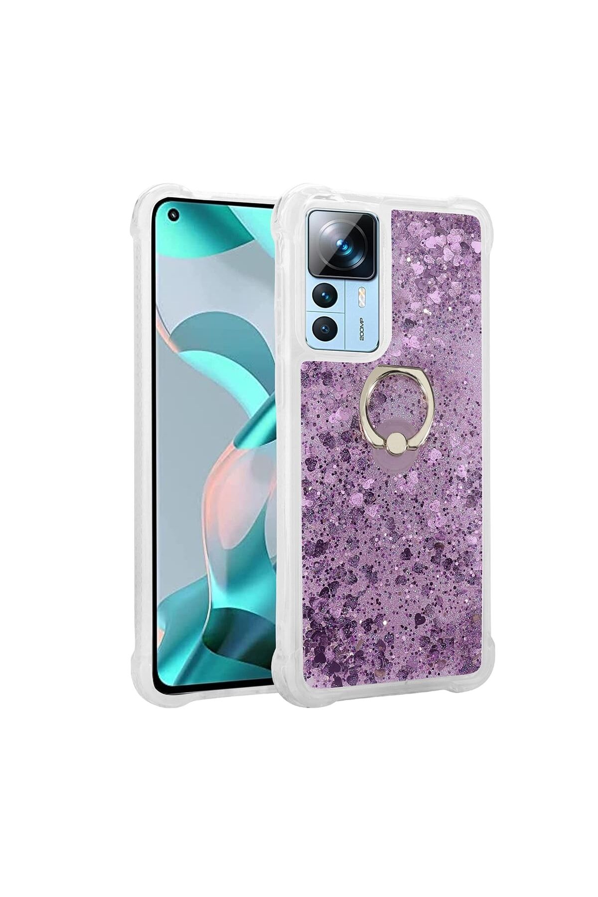 Mi 12T Pro Kılıf BSAY Milce Kapak - Pembe Mor