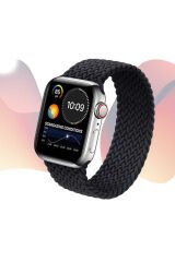 Watch Ultra 49mm Kordon Uyumlu KRD-32 Medium Strap Kayış BSAY- Kırmızı Turuncu
