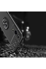 Vivo Y53S 4G Kılıf SBT Ravel Silikon Kapak - Siyah-Rose Gold Siyah-Rose Gold