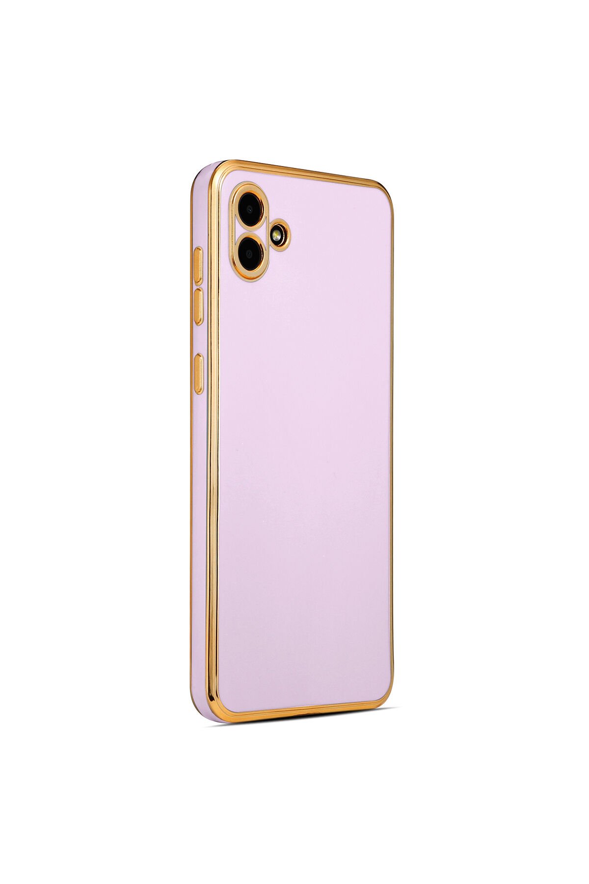 Galaxy A04 Kılıf BSAY Bark Kapak - Rose Gold Lila