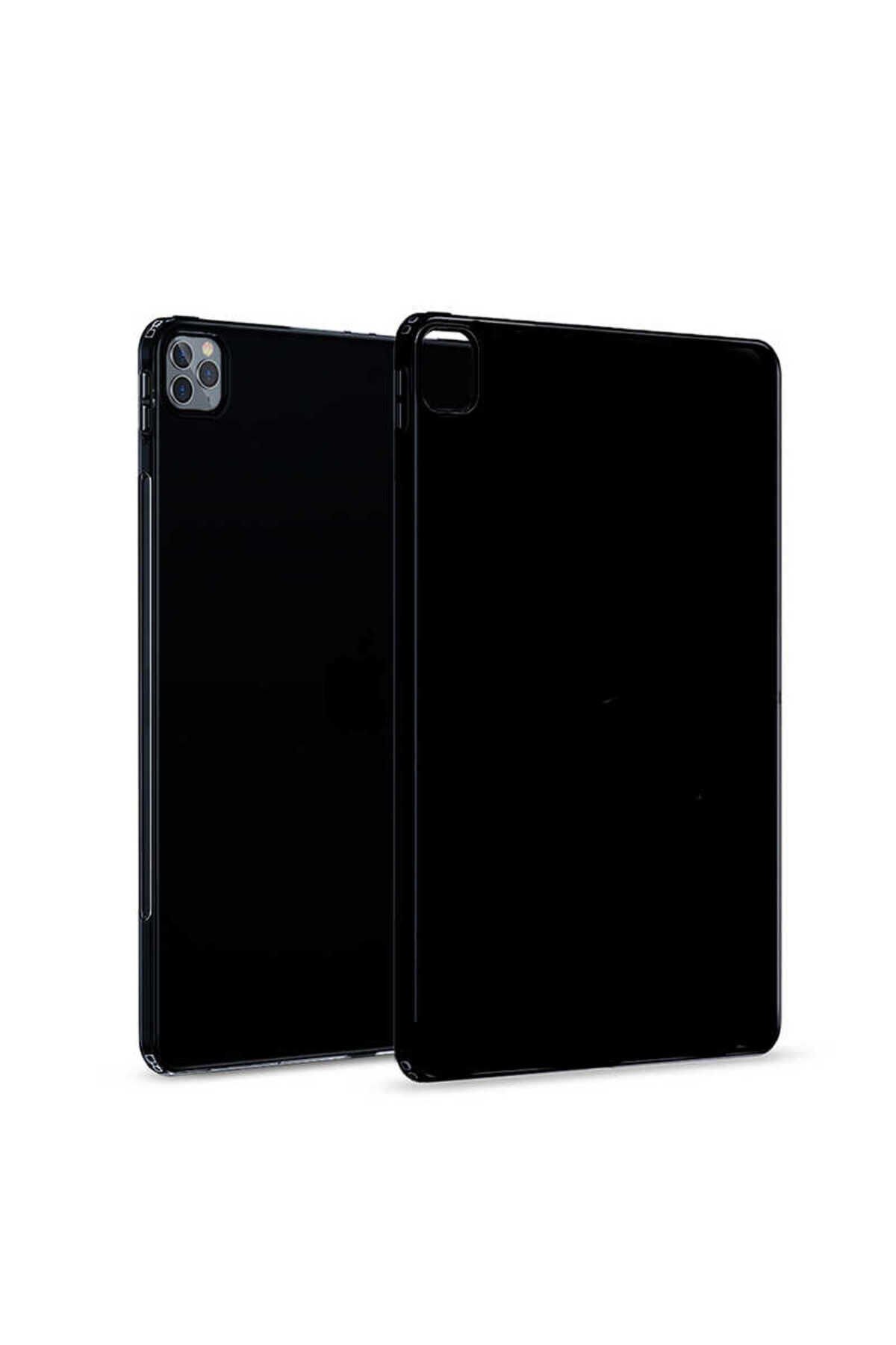 iPad Pro 11 2020 (2.Nesil) - Uyumlu Uyumlu ASMA Tablet Süper Silikon Kapak-Siyah