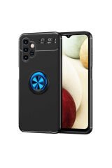 Galaxy A13 4G Kılıf BSAY Ravel Silikon Kapak - Siyah-Mavi Siyah-Mavi