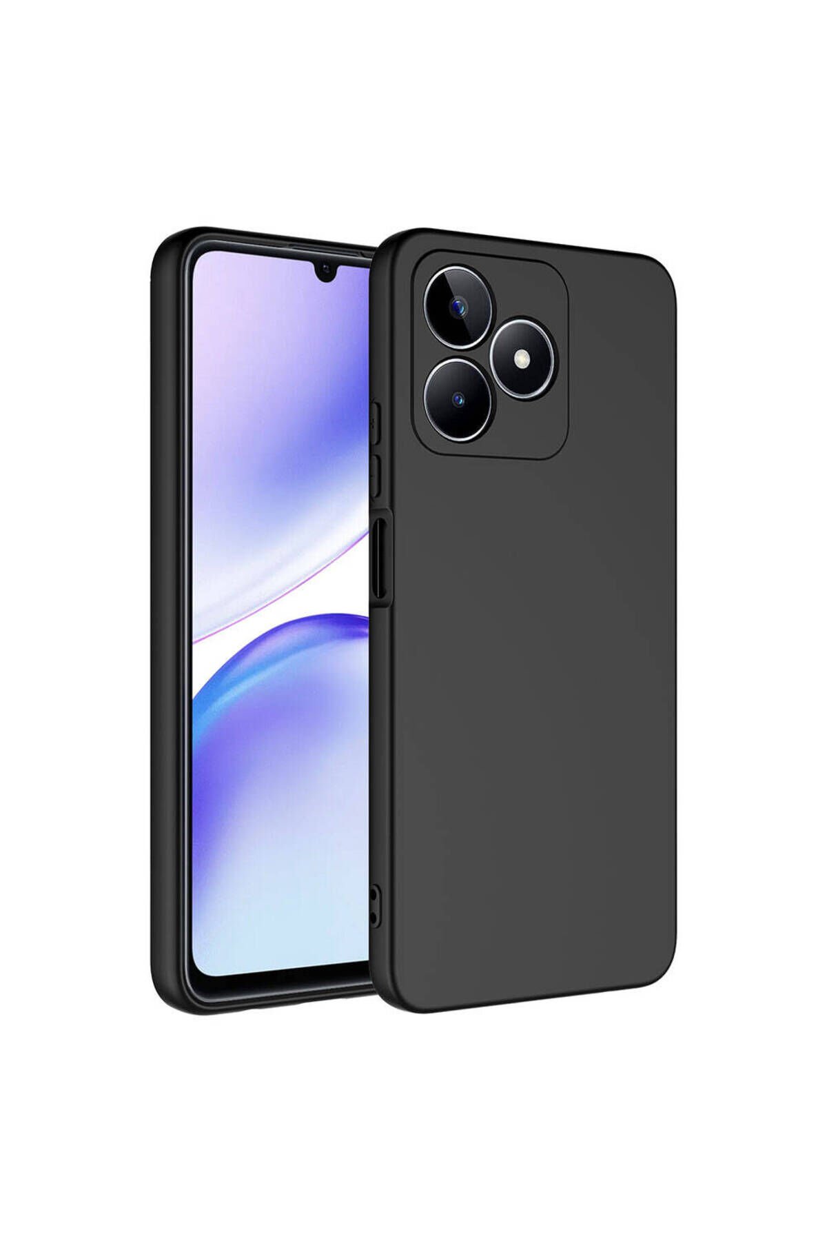 Realme C53 Kılıf BSAY Mara Lansman Kapak - Siyah Siyah