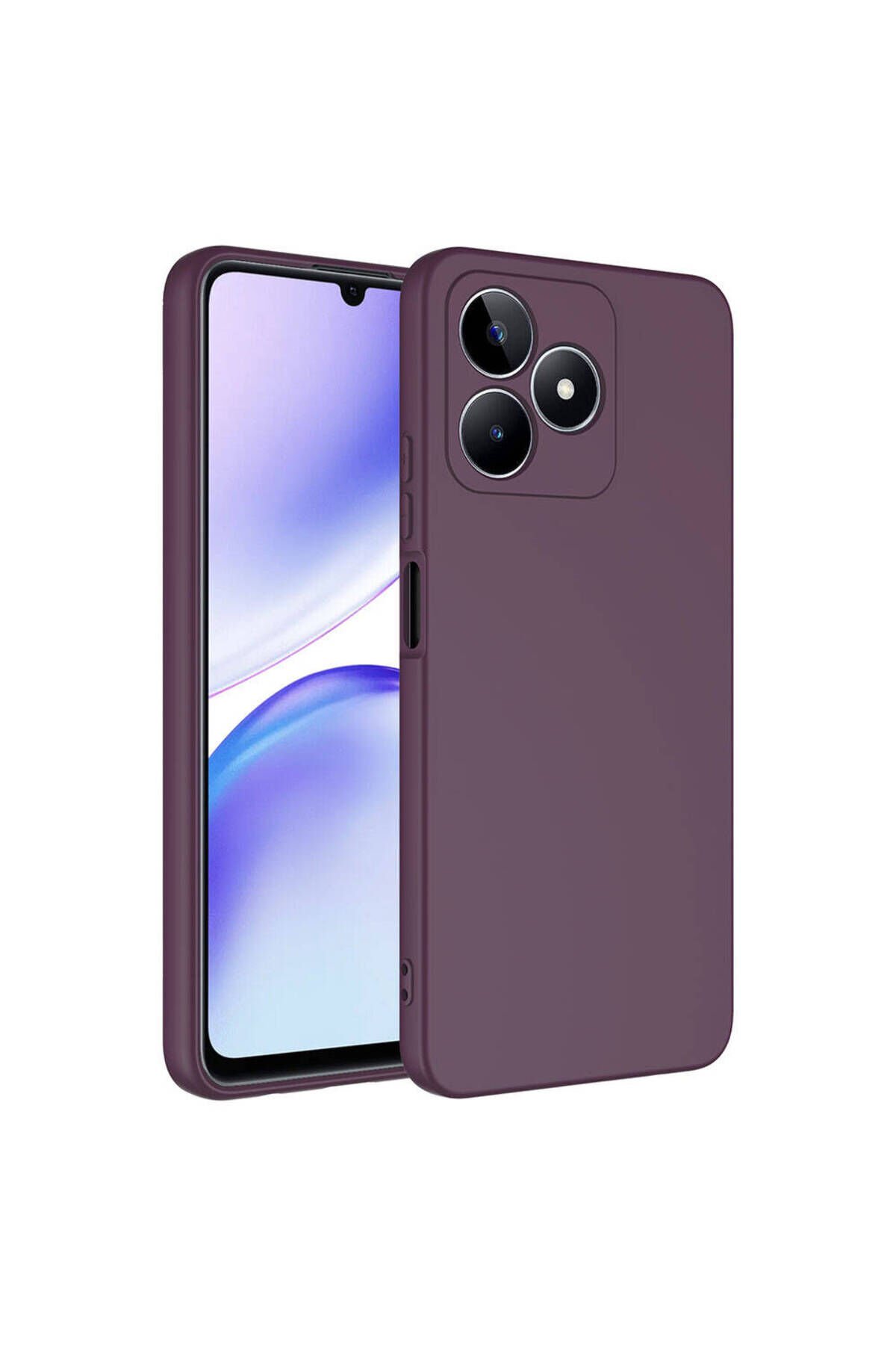 Realme C53 Kılıf BSAY Mara Lansman Kapak - Siyah Kırmızı
