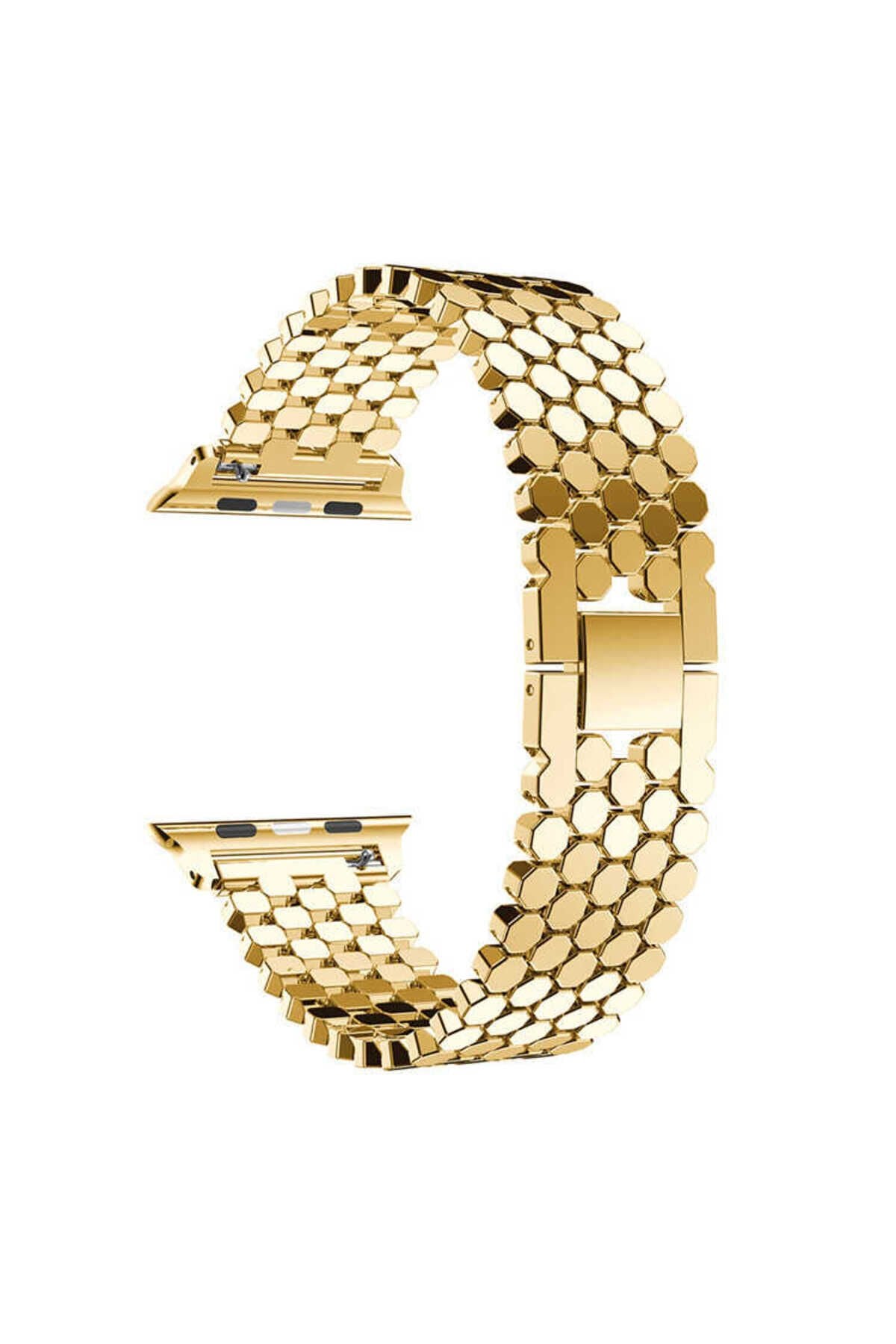 Watch 42mm Uyumlu KRD-30 Metal CPPL Kordon-Gold Gold