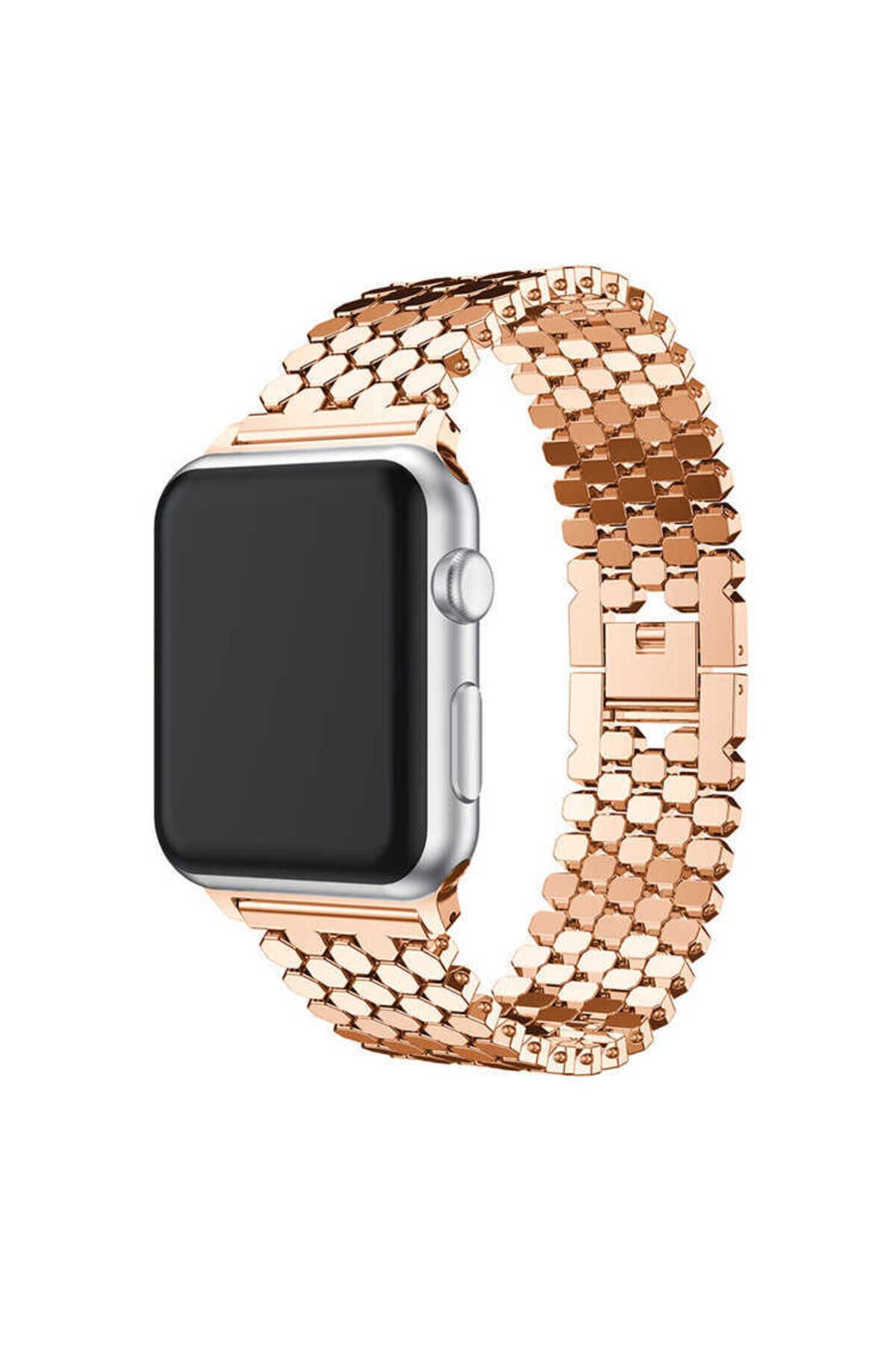 Watch 42mm Uyumlu KRD-30 Metal CPPL Kordon-Gold Gold