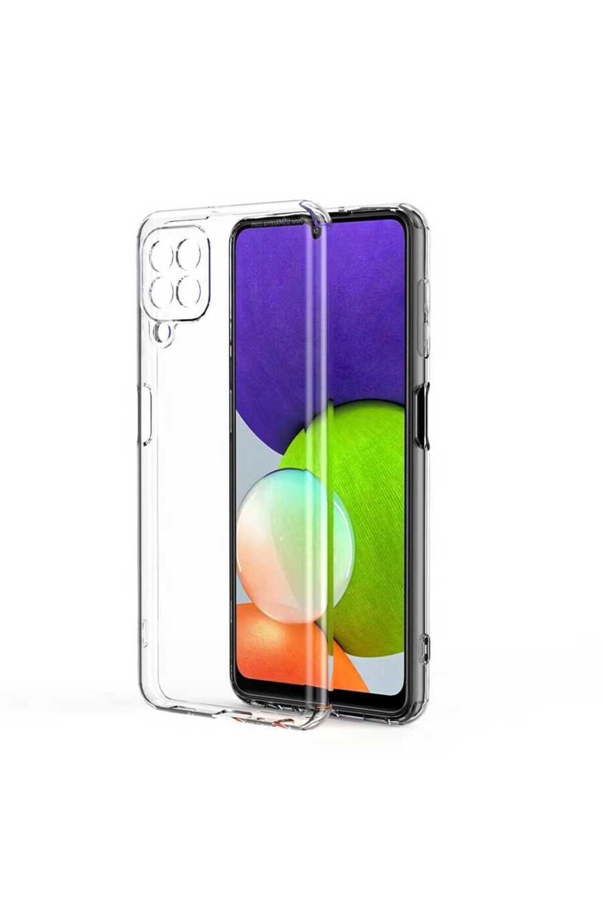Galaxy M33 Kılıf BSAY Kamera Korumalı Süper Silikon Kapak - Renksiz Renksiz