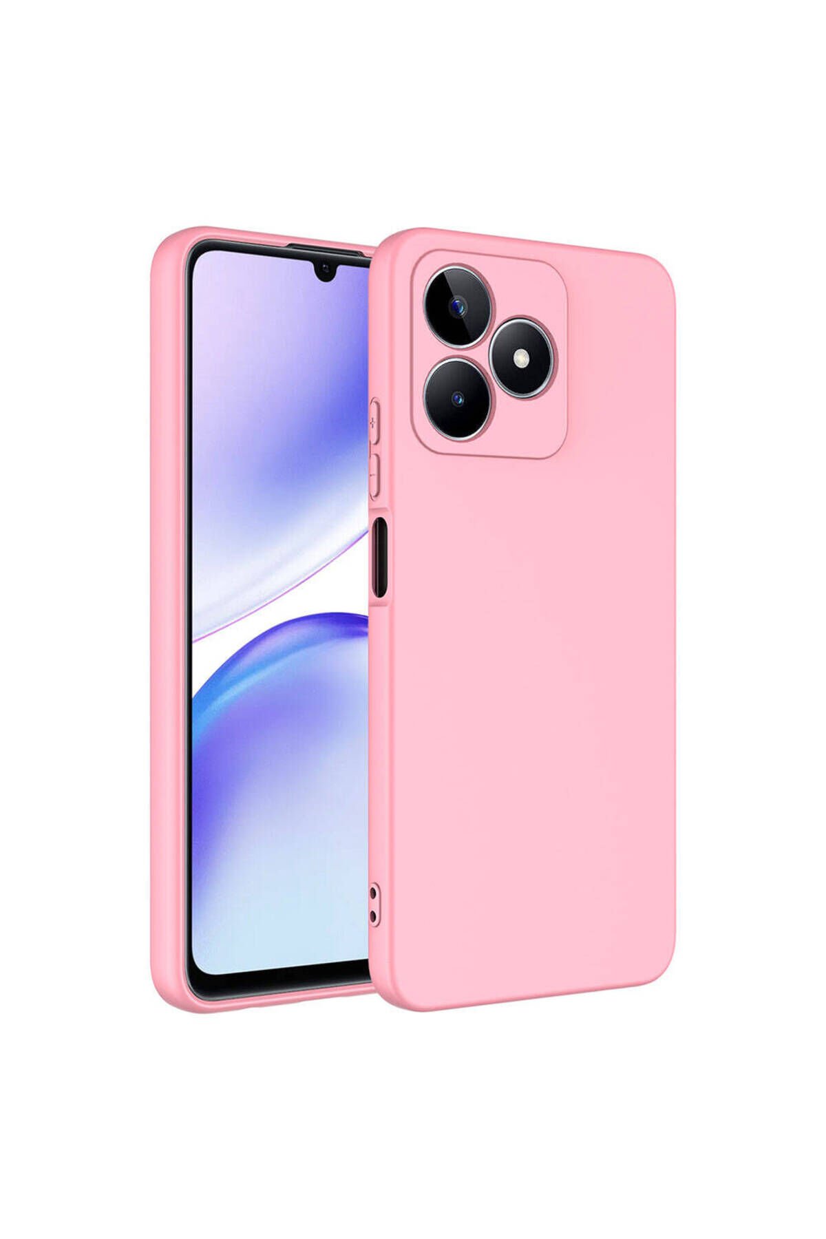 Realme C53 Kılıf BSAY Mara Lansman Kapak - Siyah Pembe