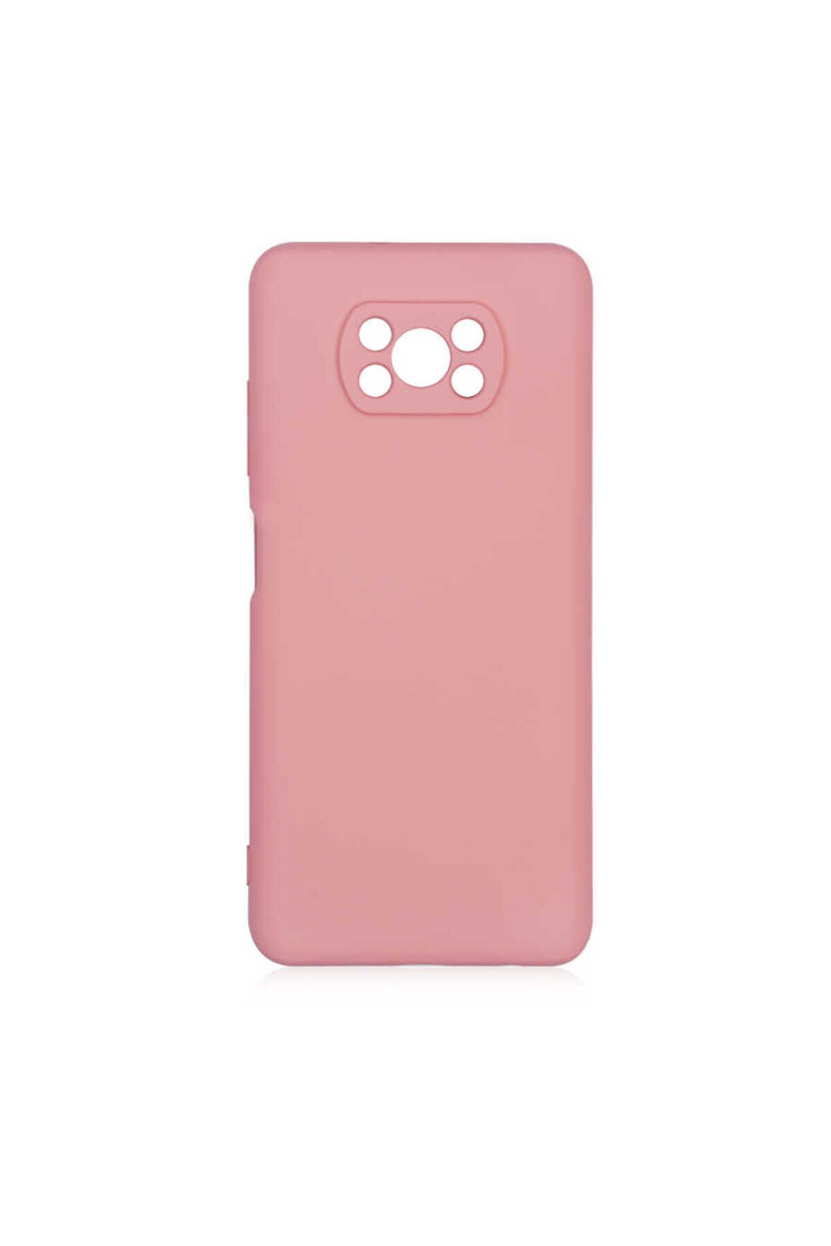 Poco X3 Kılıf BSAY Mara Lansman Kapak - Siyah Pembe Açık