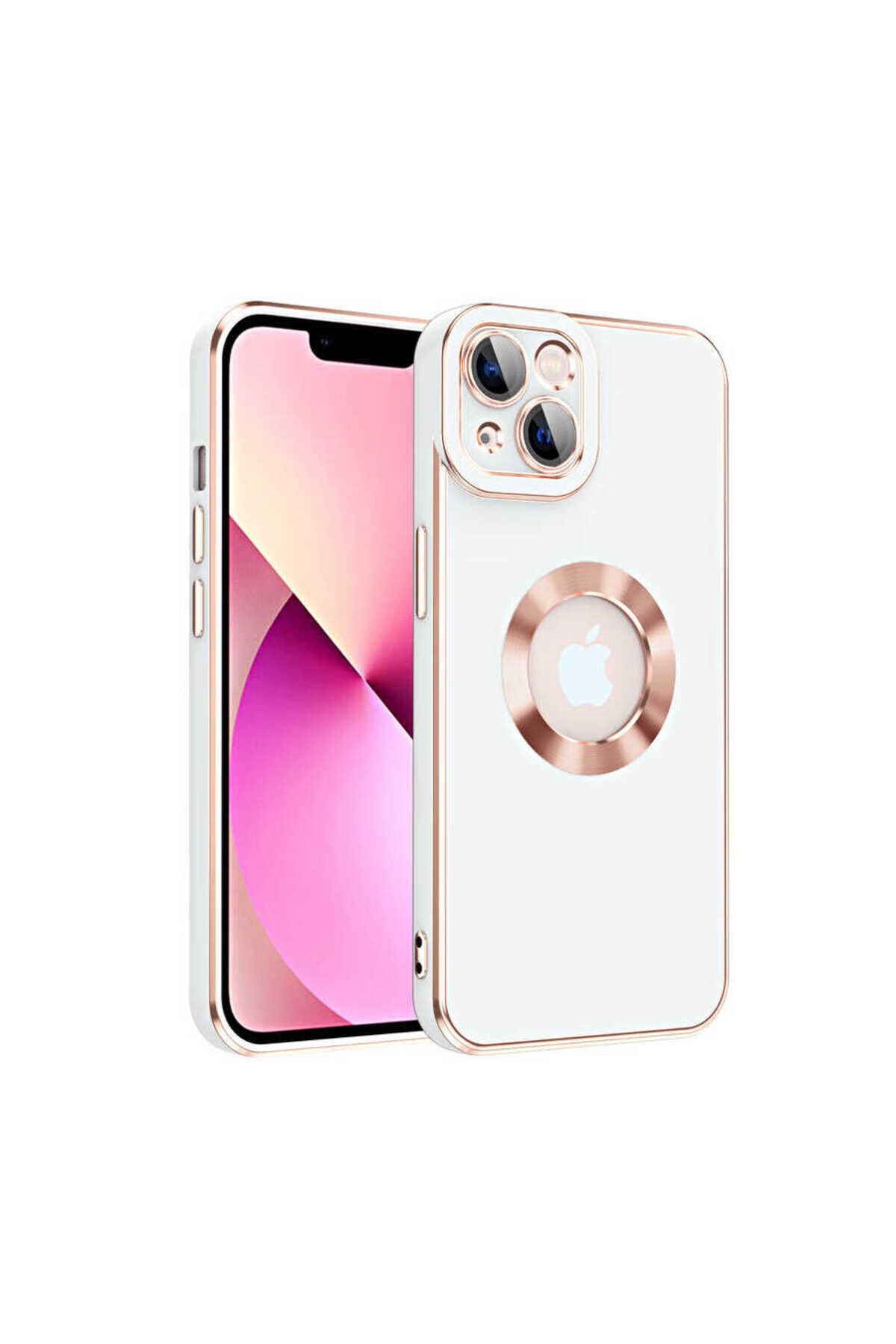 iPhone 14 Uyumlu BSAY Kongo Kılıf-Beyaz Beyaz