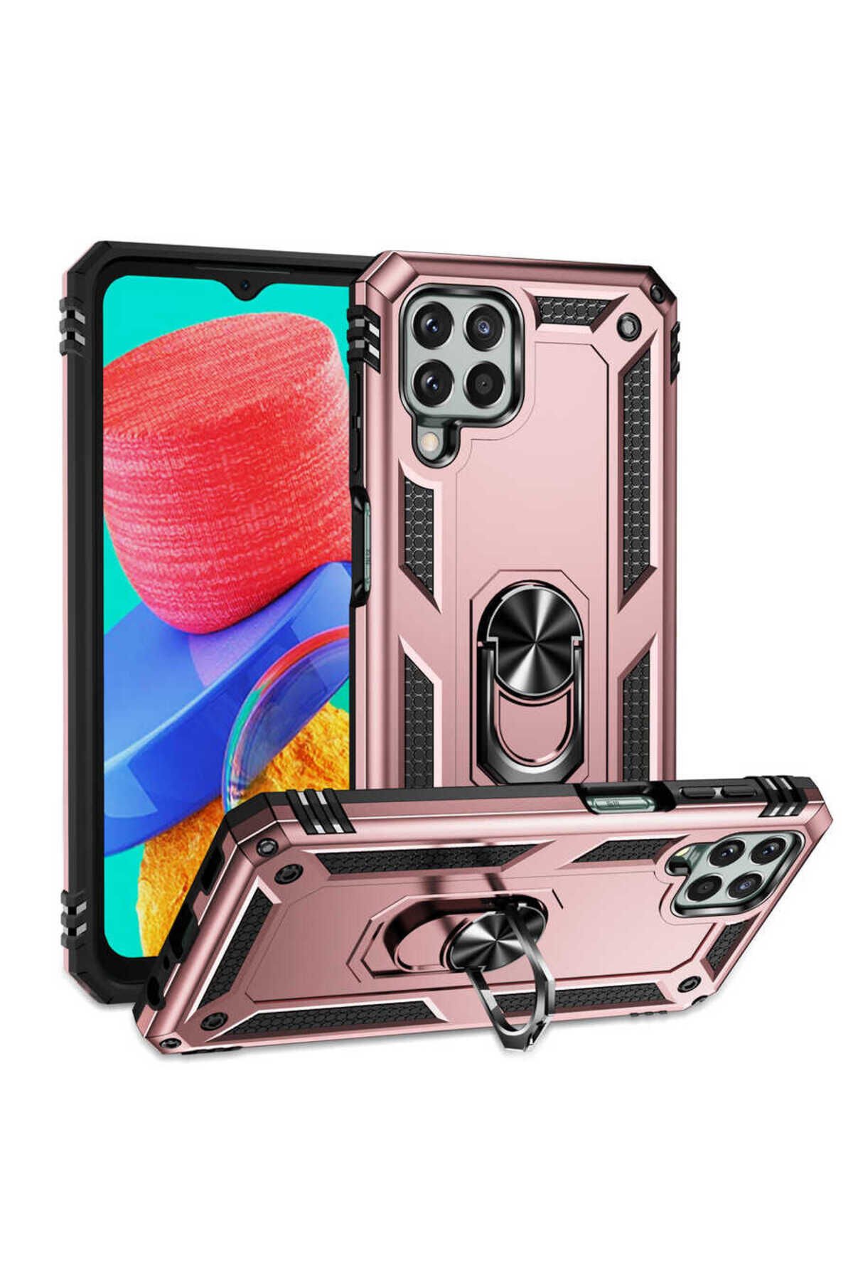 Galaxy M33 Kılıf NXAR Vega Kapak - Rose Gold Rose Gold
