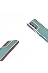 Galaxy S22 Plus Kılıf BSAY Mima Kapak - Mürdüm Mürdüm