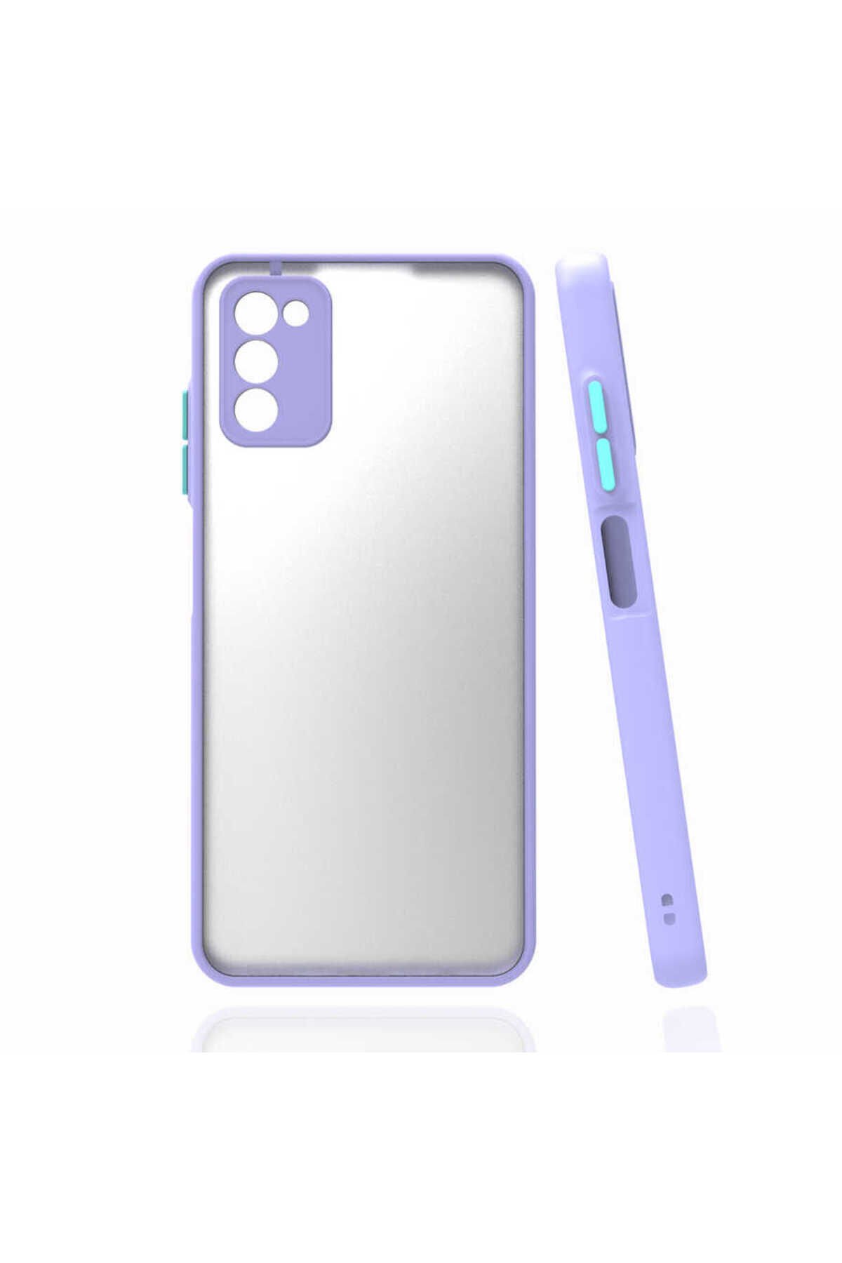 Galaxy A03S Kılıf ASMA Hux Kapak - Lila