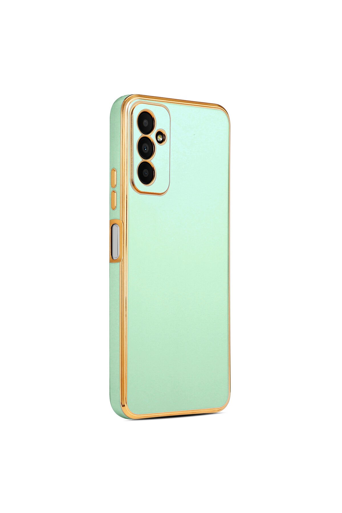 Galaxy M13 Kılıf BSAY Bark Kapak - Derin Mor Açık Yeşil