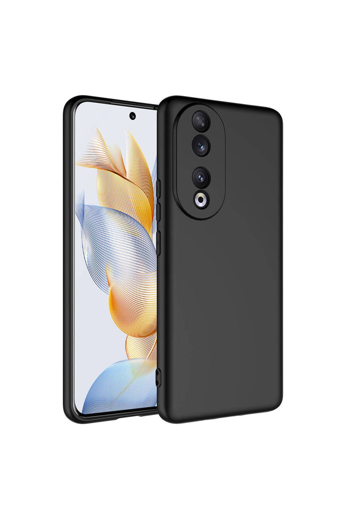 Honor 90 Kılıf BSAY Mara Lansman Kapak - Pembe Siyah