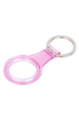 ASMA Airtag 07 Uyumlu Silikon Anahtarlık-Pembe Pembe