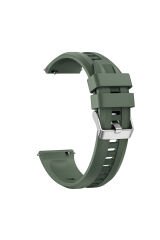 Mi Watch Color BSAY KRD-148 22mm Silikon Kordon - Beyaz Gri