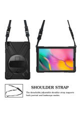 iPad Mini 2-3 BSAY Defender Tablet Silikon - Siyah Siyah