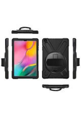 iPad Mini 2-3 BSAY Defender Tablet Silikon - Siyah Siyah