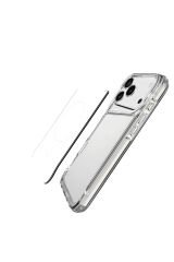iPhone 17 Pro Kılıf BSAY M-safe Şarj Özellikli T-Max M-safe Kapak - Şeffaf Şeffaf