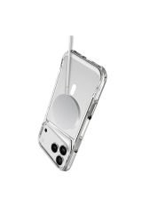 iPhone 17 Pro Kılıf BSAY M-safe Şarj Özellikli T-Max M-safe Kapak - Şeffaf Şeffaf