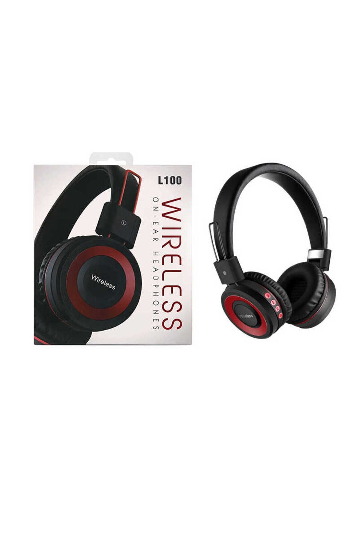 Zore L100 Bluetooth Kulaklık - Kırmızı Kırmızı