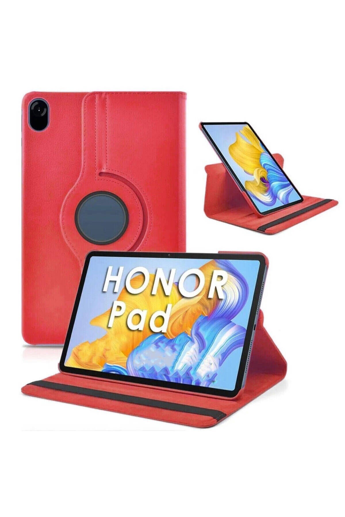 Huawei Honor Pad X9 11.5' BSAY Dönebilen Standlı Kılıf - Lacivert Kırmızı