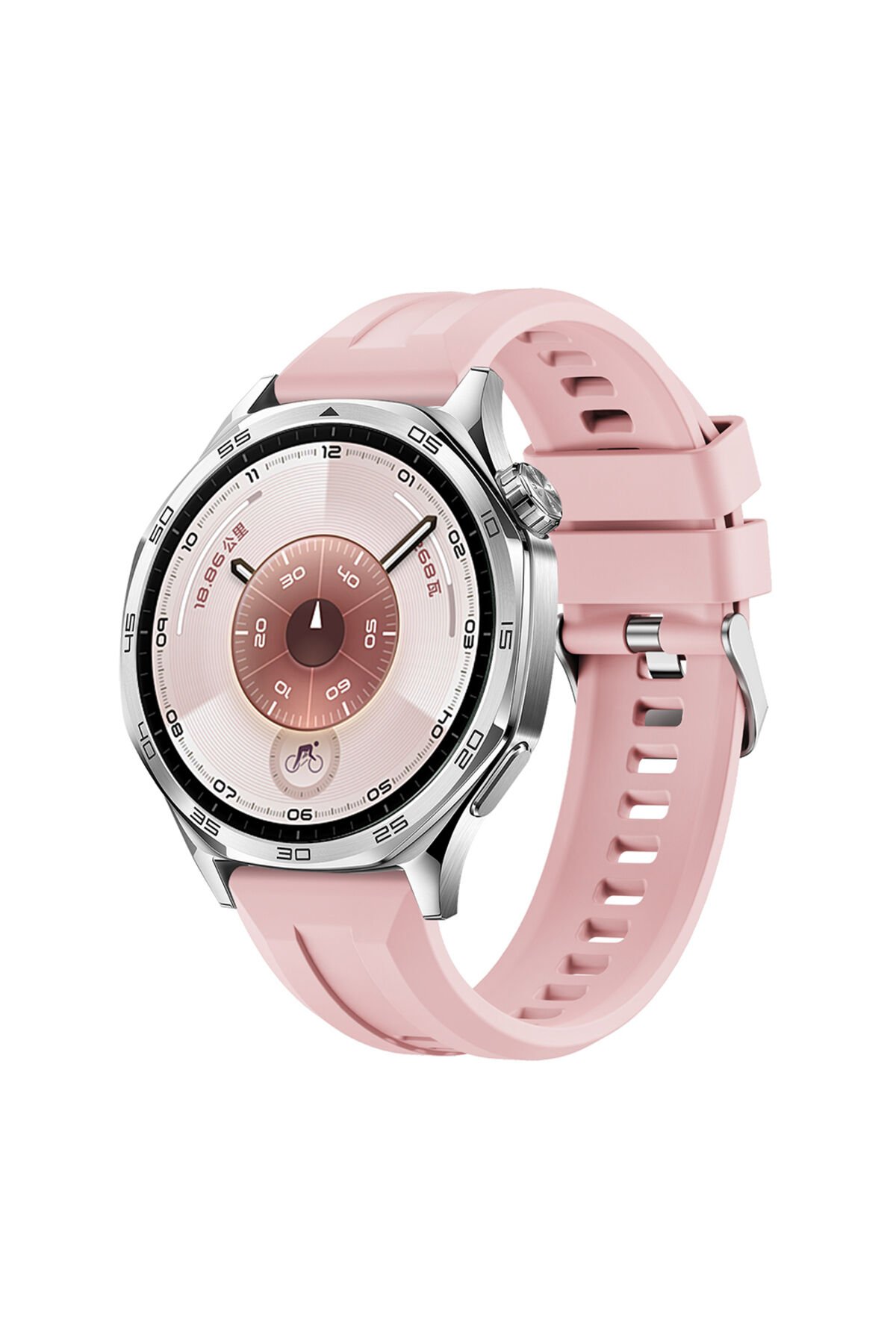 Amazfit Pace N7TH KRD-148 22mm Silikon Kordon - Koyu Yeşil Yeşil