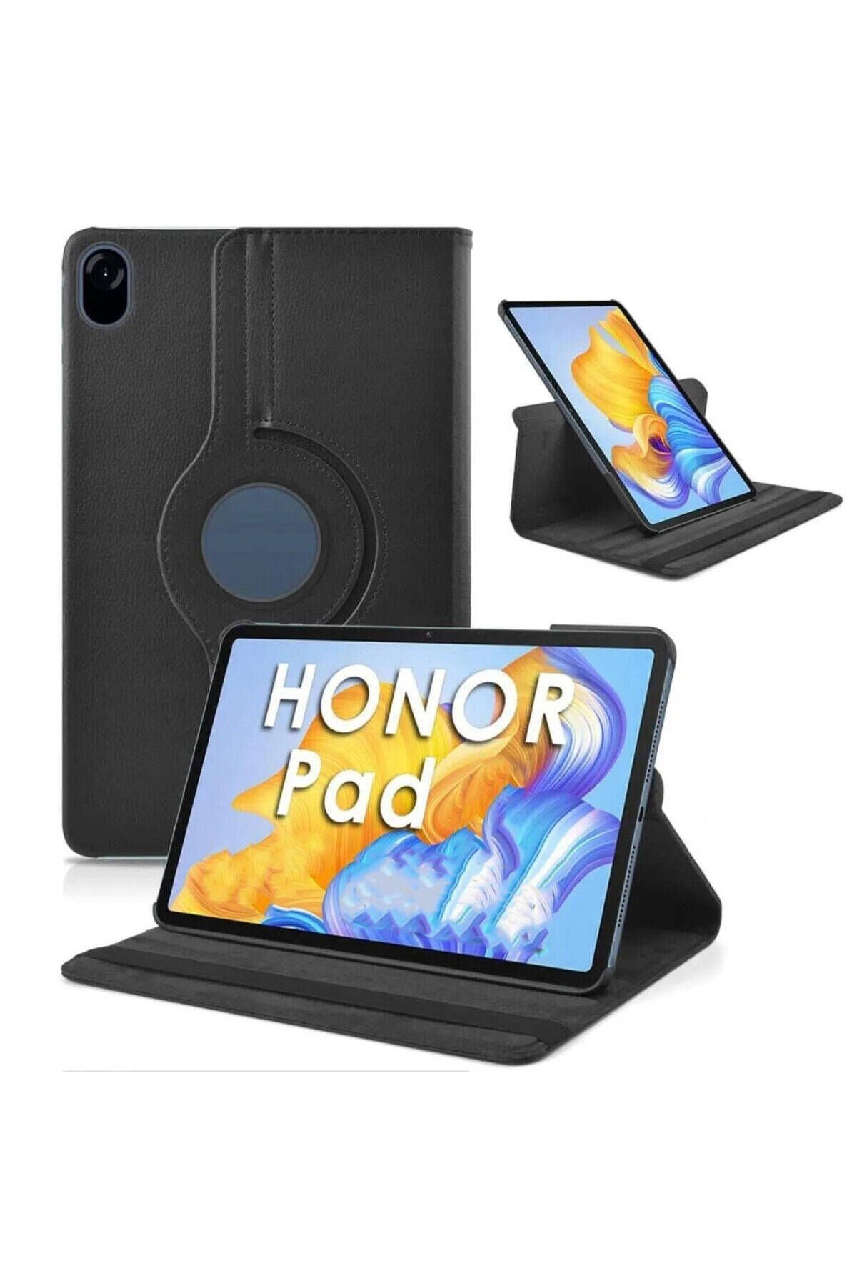 Huawei Honor Pad X9 11.5' BSAY Dönebilen Standlı Kılıf - Lacivert Siyah