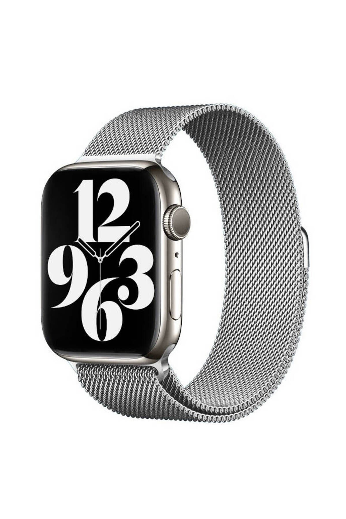 Watch 40mm Uyumlu KRD-01 Metal BSAY Kordon-Gümüş Gümüş