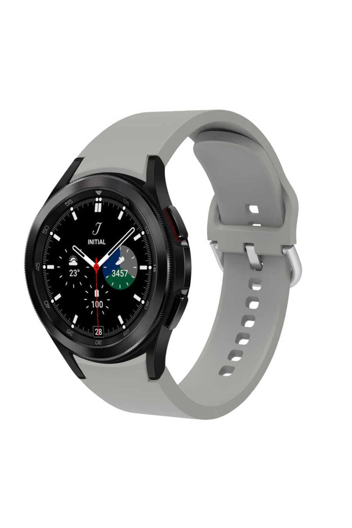Galaxy Watch 4 Classic 46mm KRD-50 Uyumlu EFR Kordon-Turuncu Turuncu