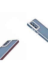 Galaxy A72 Kılıf BSAY Mima Kapak - Koyu Yeşil Siyah