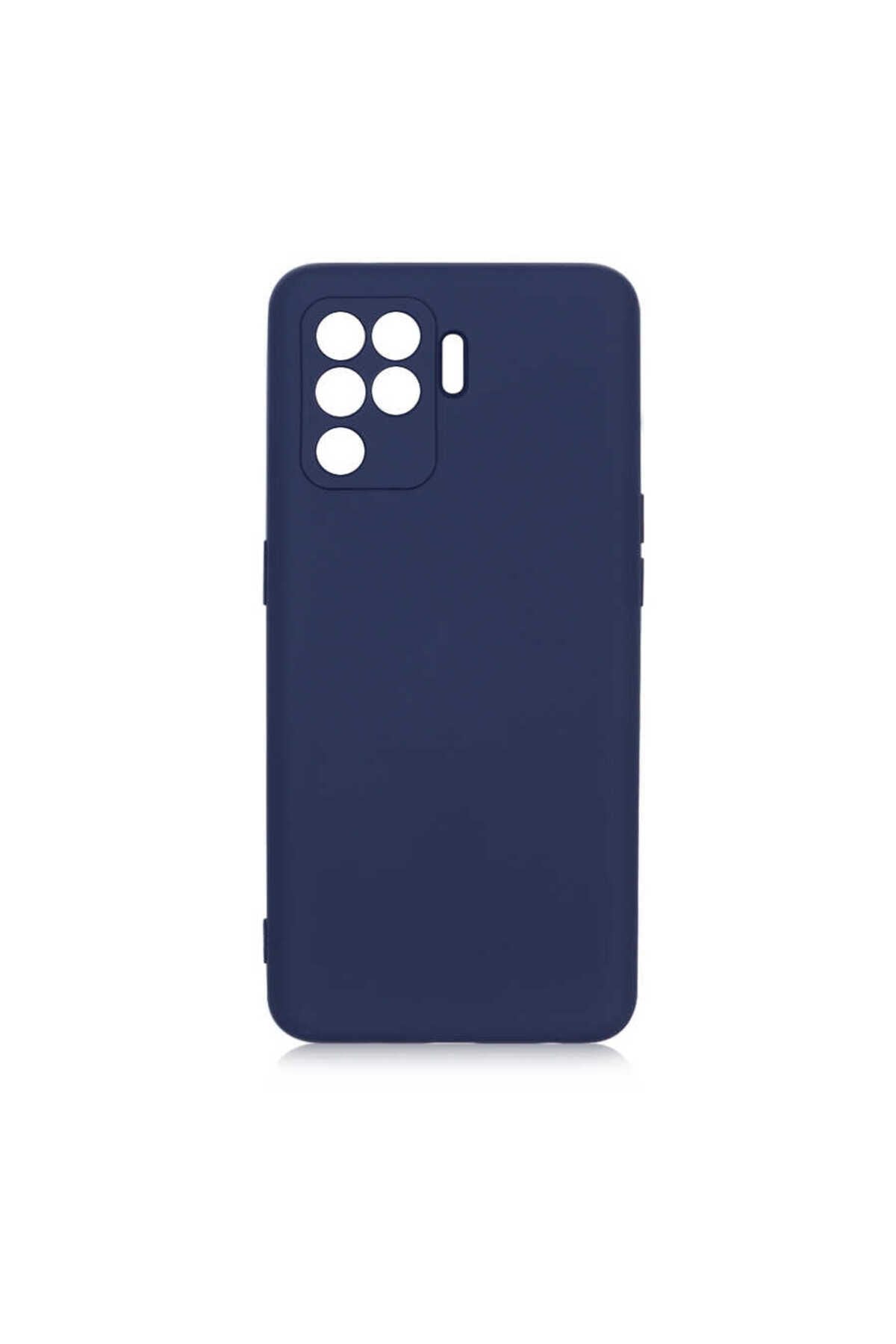 Reno 5 Lite Kılıf NXAR Mara Lansman Kapak - Lacivert Lacivert