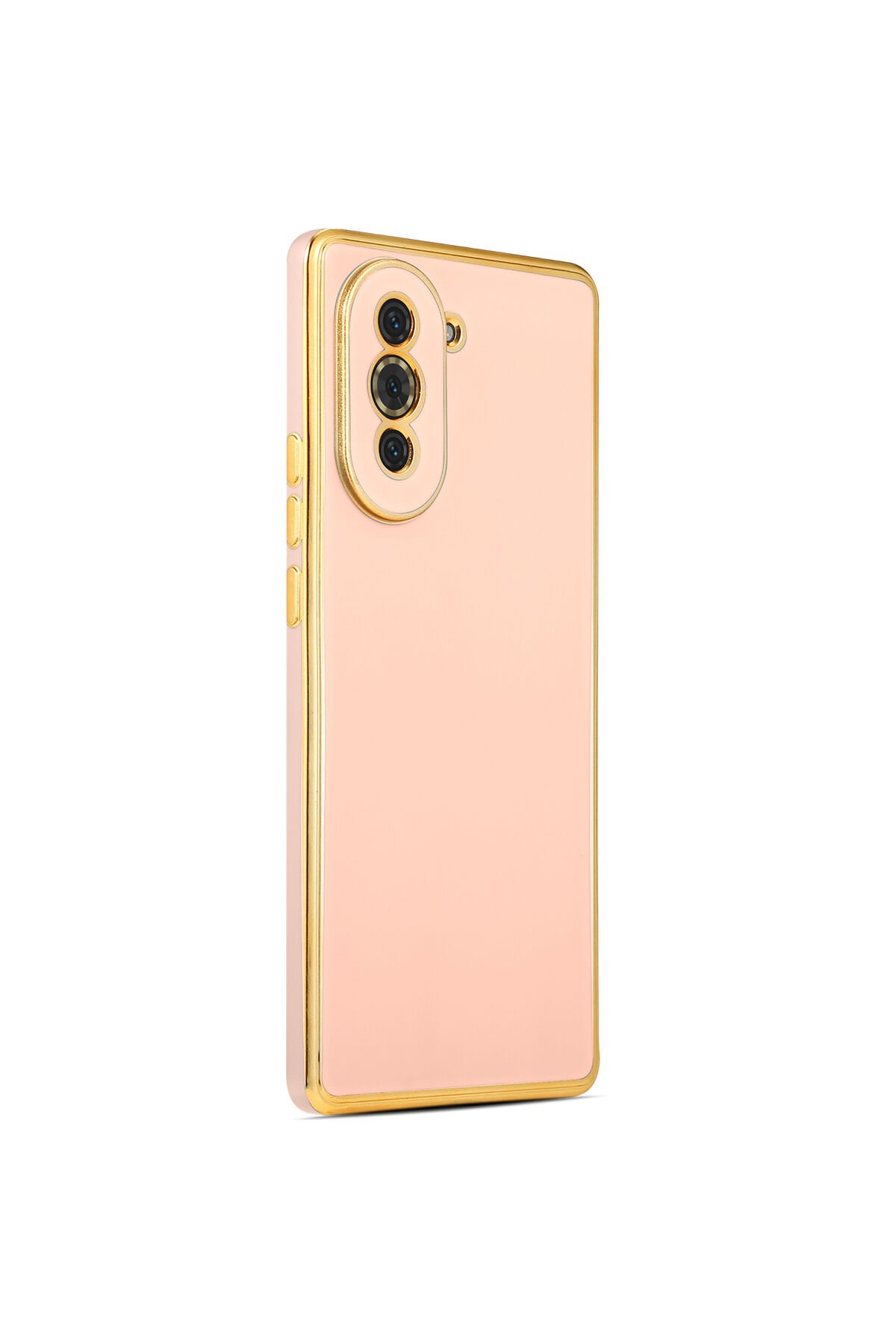 Huawei Nova 10 Pro Kılıf BSAY Bark Kapak - Mavi Açık Rose Gold