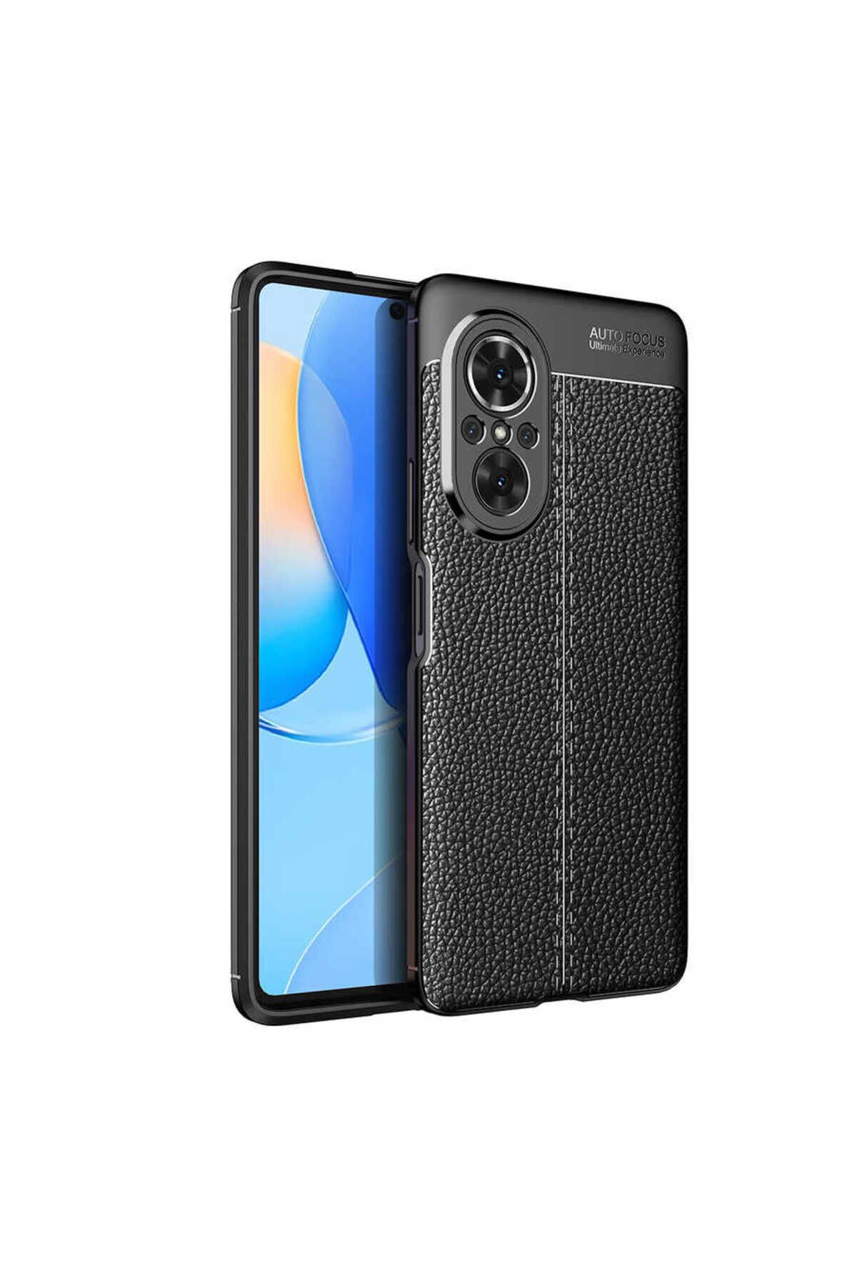 Huawei Nova 9 SE Kılıf BSAY Niss Silikon Kapak - Lacivert Siyah