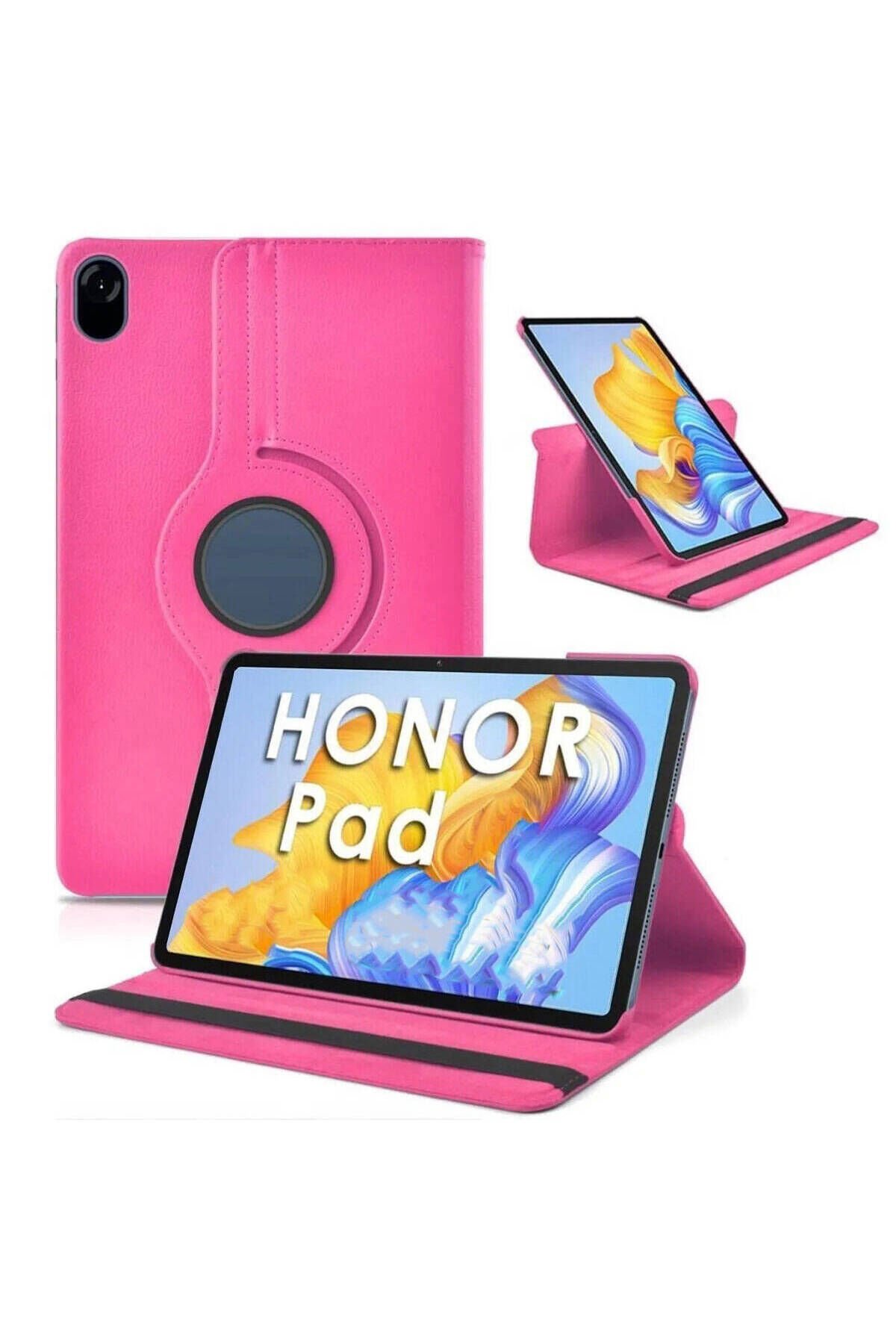 Huawei Honor Pad X8 Pro 11.5' BSAY Dönebilen Standlı Kılıf - Mavi Pembe Koyu