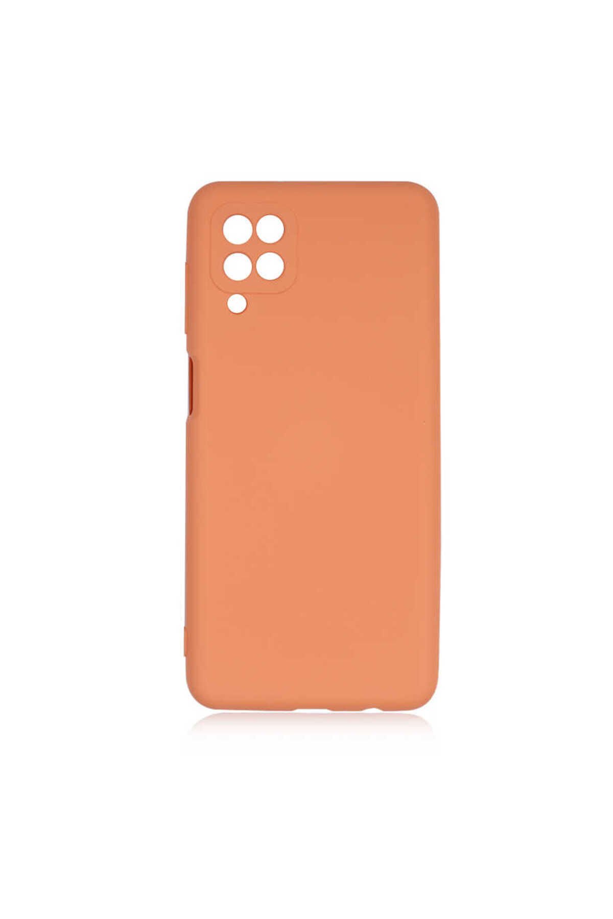 Galaxy A12 Kılıf BSAY Mara Lansman Kapak - Koyu Yeşil Turuncu