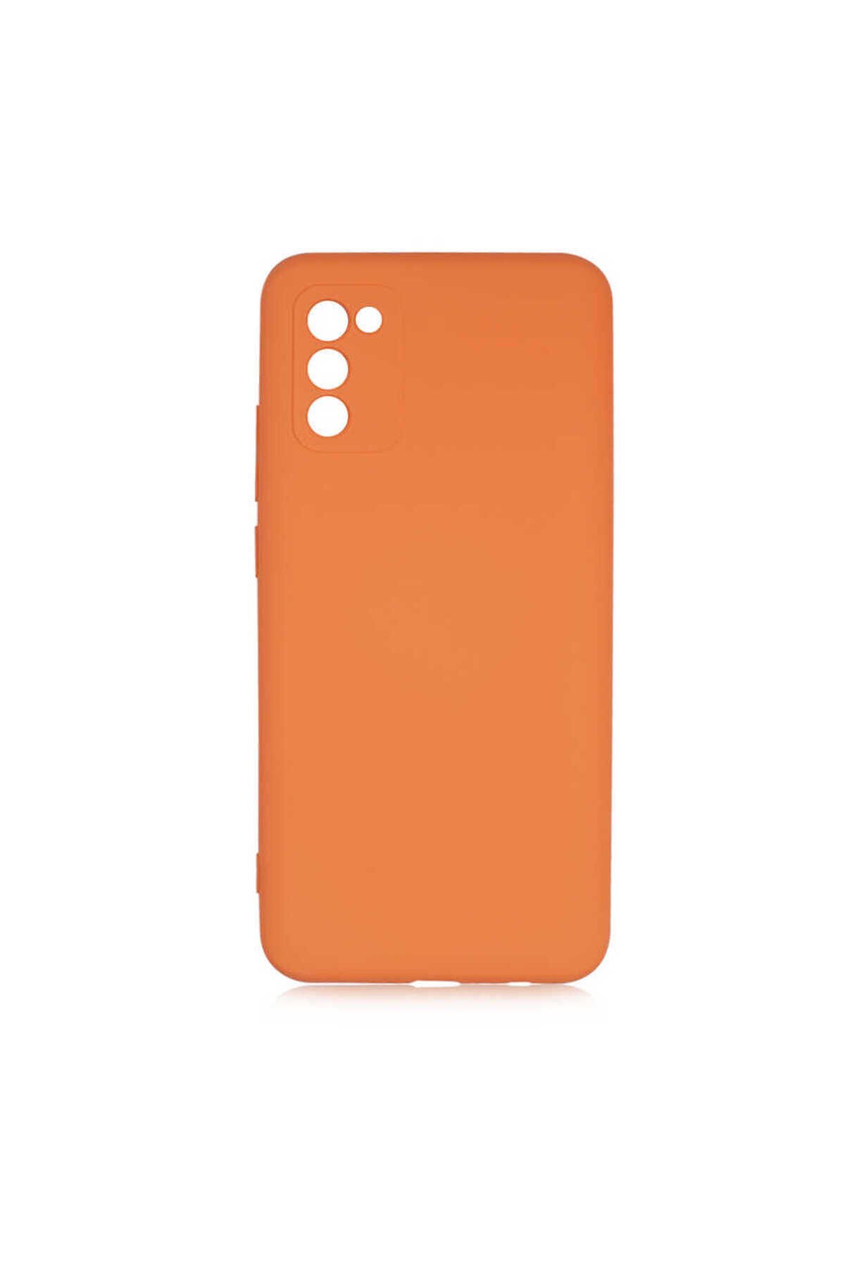 Galaxy A02S Kılıf BSAY Mara Lansman Kapak - Turuncu Turuncu