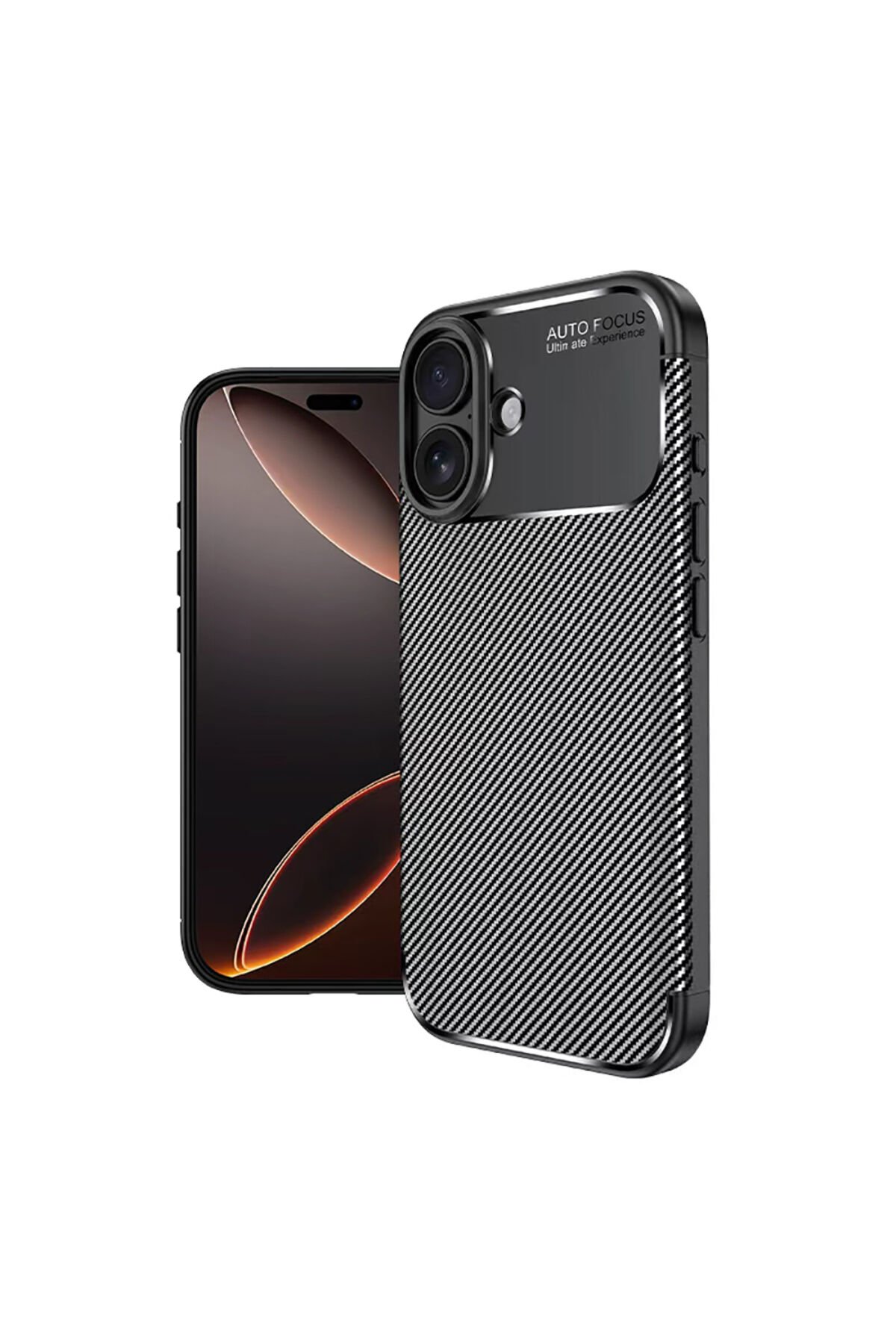 iPhone 17 Kılıf BSAY Negro Silikon Kapak - Siyah Siyah