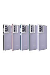 Galaxy A73 Kılıf EFR Mima Kapak - Mürdüm Mürdüm